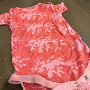Kickee Pants Coral Baby Outfit